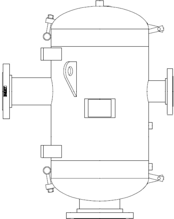 Design of a Type Receiver Centrifugal Separator for CaF2 sludge remediation