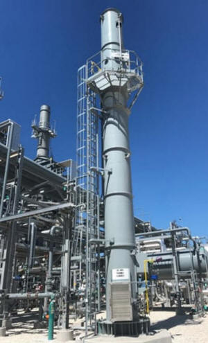 gas liquid separators for fractionation towers